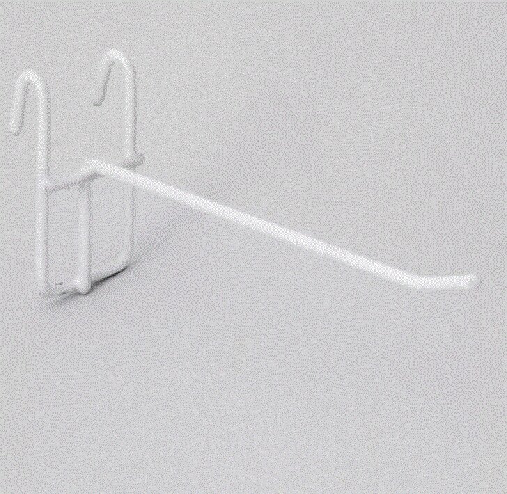 Крючок на решетку 150 мм, цвет белый от компании Группа компаний Проторг - фото 1