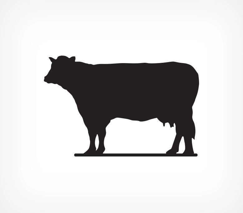 Меловая табличка «Корова» BB COW от компании Группа компаний Проторг - фото 1