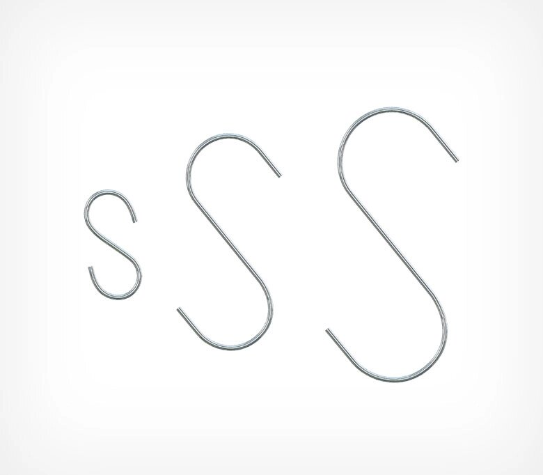 Металлический S-образный крючок S-HOOK, 22мм от компании Группа компаний Проторг - фото 1