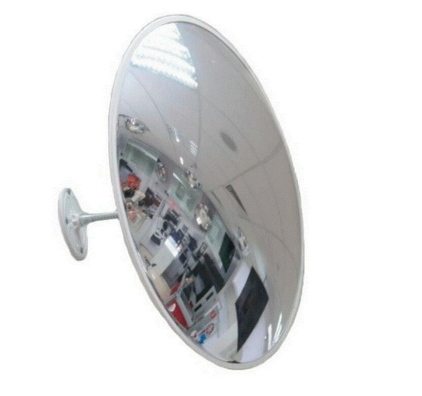 Обзорное зеркало, диаметр 430 мм белый кант от компании Группа компаний Проторг - фото 1