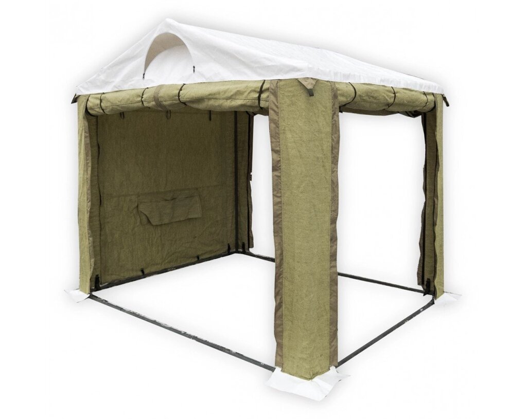 Палатка сварщика 2,0х2,0 (ПВХ+брезент) от компании ООО "Проторг+" - фото 1