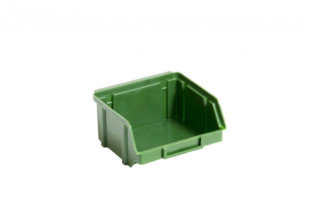 Пластиковый складской ящик 703 Зеленый - опт