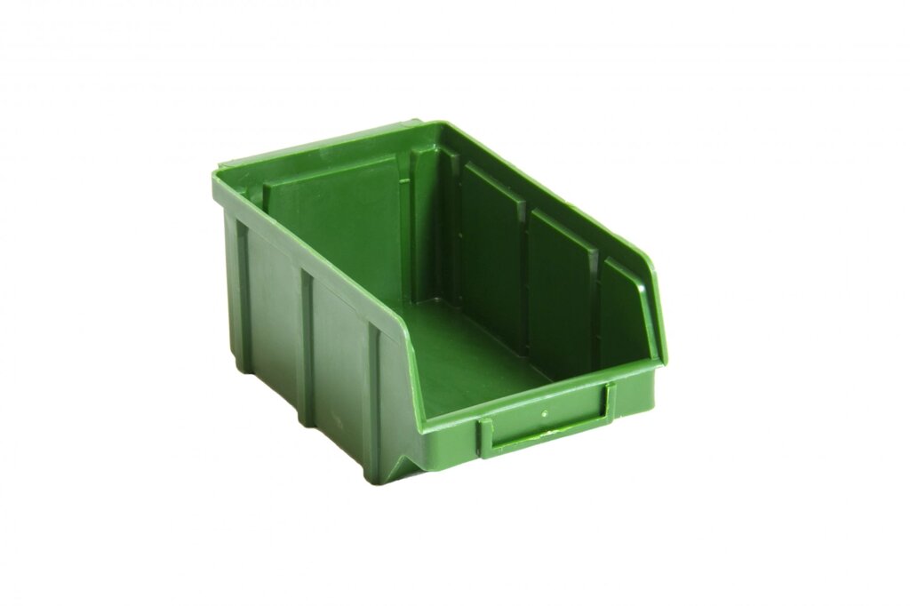 Пластиковый складской контейнер 702 Зеленый - распродажа