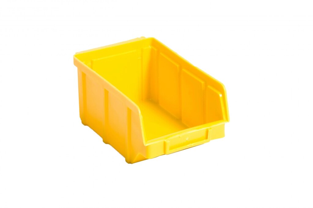 Пластиковый складской контейнер 702 Желтый - преимущества