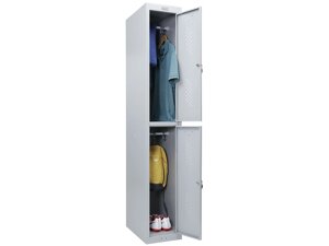 Металлический шкаф для одежды ПРАКТИК ML 12-30 (базовый модуль)
