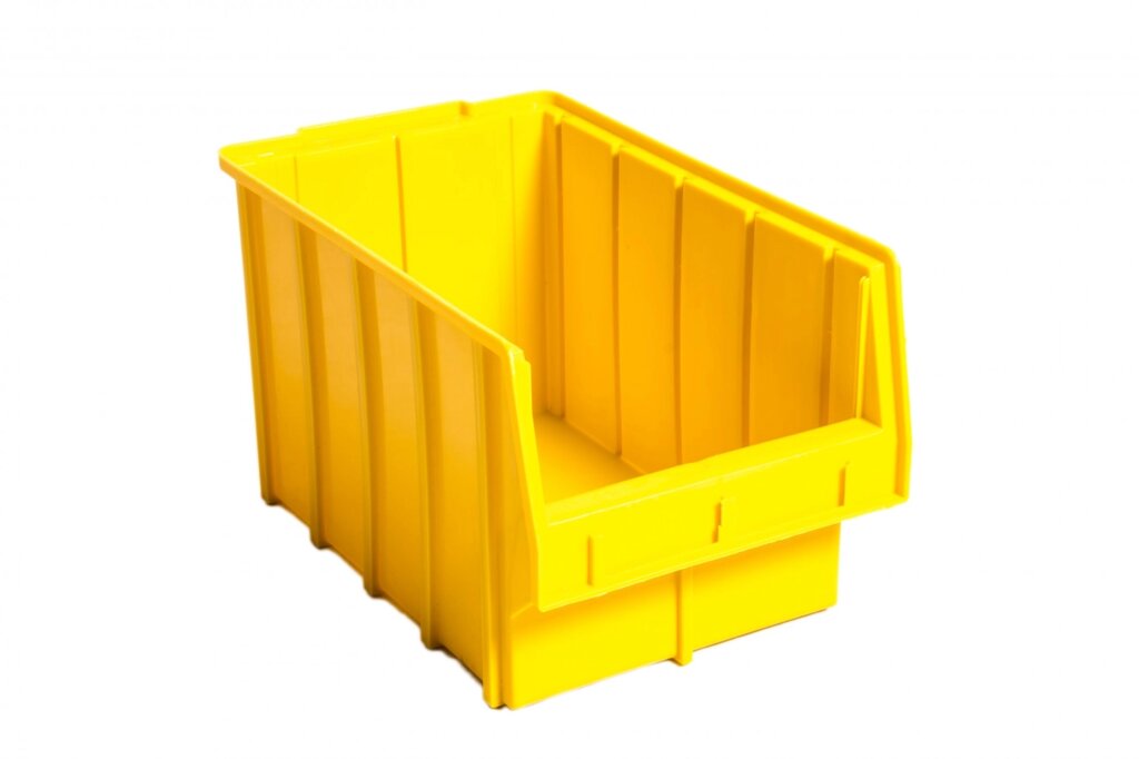 Пластиковый складской ящик 700 Желтый - гарантия