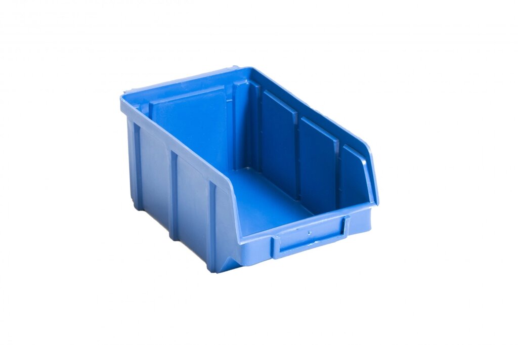 Пластиковый складской контейнер 702 Синий от компании Группа компаний Проторг - фото 1