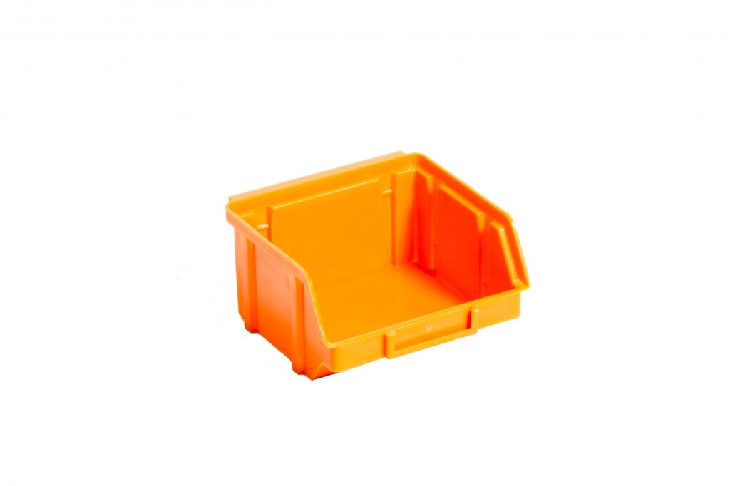 Пластиковый складской ящик 703 Оранжевый от компании Группа компаний Проторг - фото 1