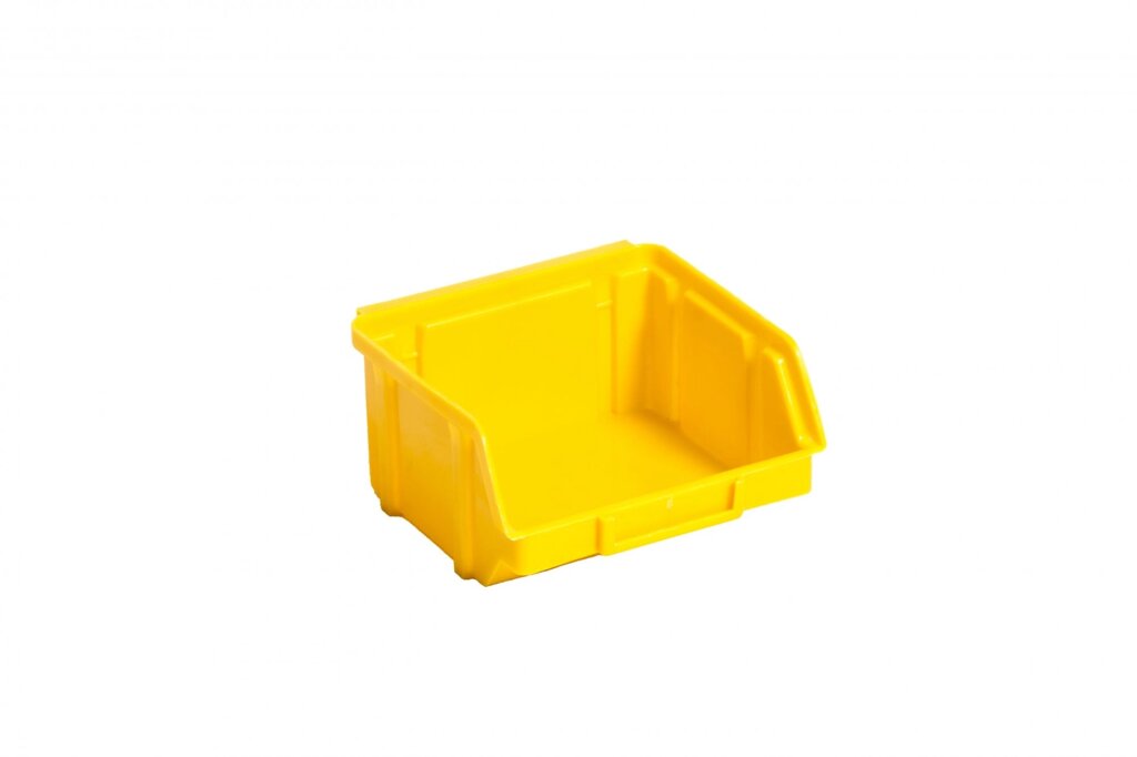 Пластиковый складской ящик 703 Желтый от компании Группа компаний Проторг - фото 1