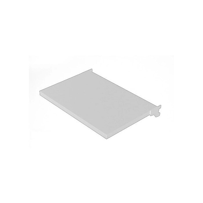 Полка металлическая 600Х300мм, цвет белый от компании Группа компаний Проторг - фото 1