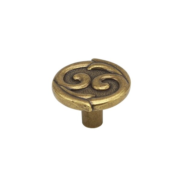Ручка-кнопка H61, античная бронза от компании Группа компаний Проторг - фото 1