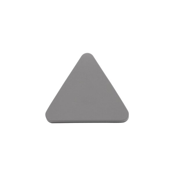 Ручка-кнопка H99, серый треугольник пластик от компании Группа компаний Проторг - фото 1