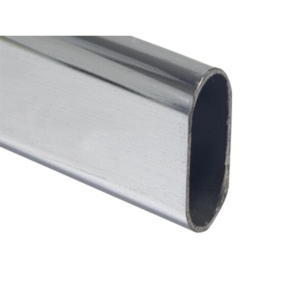 Штанга 30 х15 3,0м сталь, овальная, хром (упаковка полиэтилен) от компании Группа компаний Проторг - фото 1
