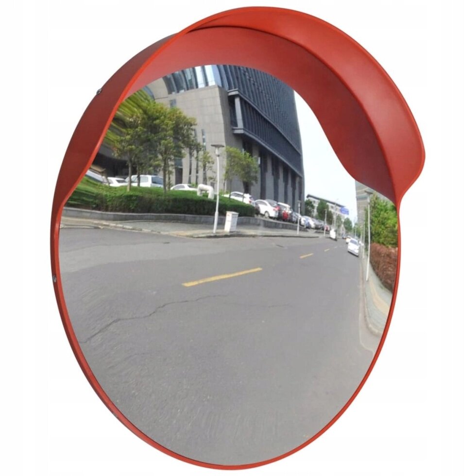 Зеркало универсальное обзорное с защитным козырьком D=600 мм от компании ООО "Проторг+" - фото 1