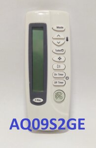 Пульт для кондиционера Samsung AQ09S2GE