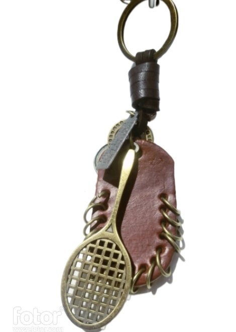 Брелки кожаные металлические на ключи от компании R.R.R. Бижутерия и украшения оптом - фото 1