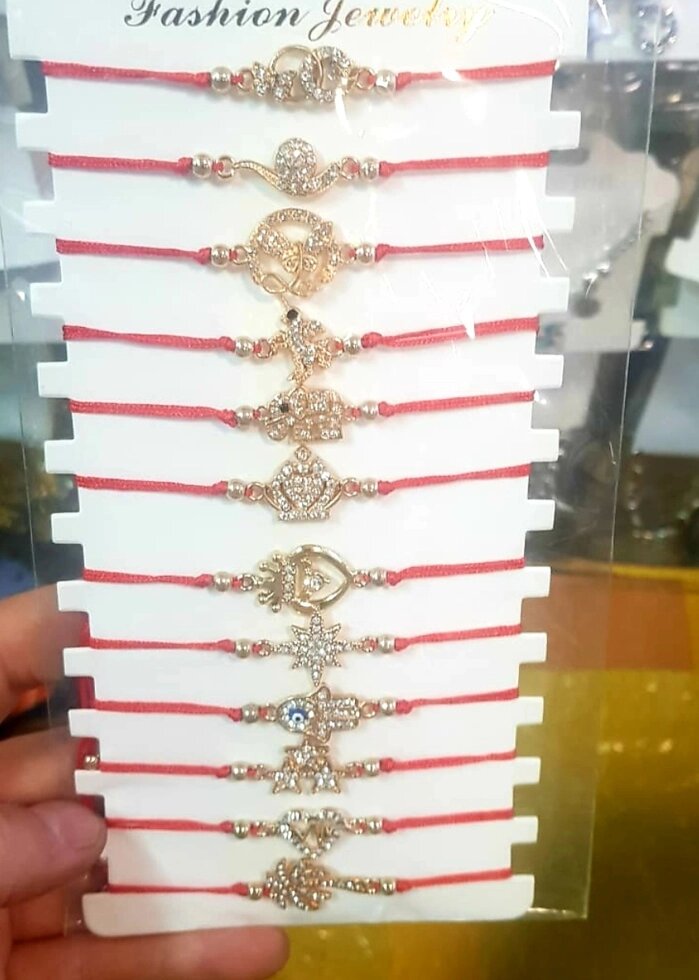 Красная нить браслеты - фенечки от компании R.R.R. Бижутерия и украшения оптом - фото 1
