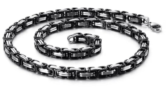 Массивная цепочка на шею мужская - Steel Rage/06 см от компании R.R.R. Бижутерия и украшения оптом - фото 1