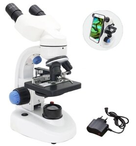 Биологический бинокулярный микроскоп BBMS-2000Х Led