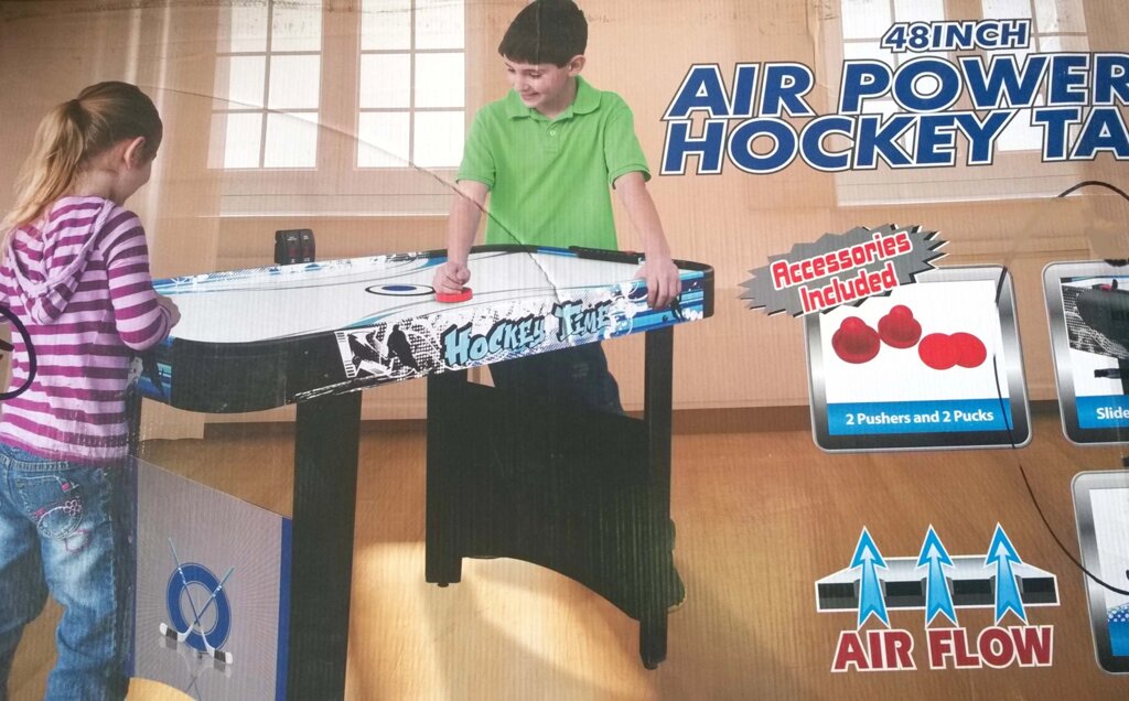 Игровой стол - аэрохоккей Hockey Time  48" от компании OOO "Диэнc Бета" - фото 1