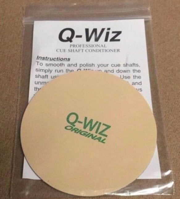Инструмент для чистки и полировки кия «Q-Wiz», двусторонний от компании OOO "Диэнc Бета" - фото 1