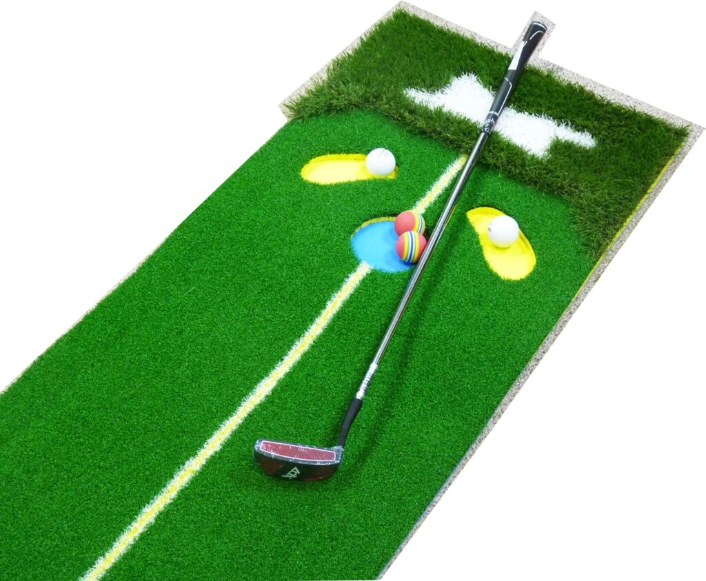 Набор для гольфа с дорожкой 3 м и лунками "Универсал" от компании OOO "Диэнc Бета" - фото 1