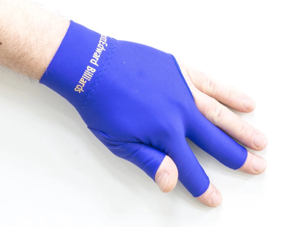 Перчатка для бильярда "PB" (синяя) от компании OOO "Диэнc Бета" - фото 1