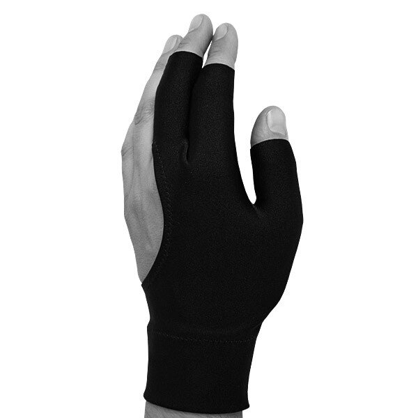 Перчатка для бильярда Skiba Pro Short черная M/L от компании OOO "Диэнc Бета" - фото 1
