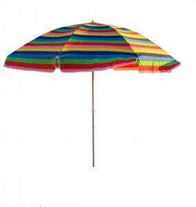 Зонт пляжный пикниковый складной , 200 см, принт Радужный