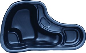 Пластиковый пруд V-150 цвет черный