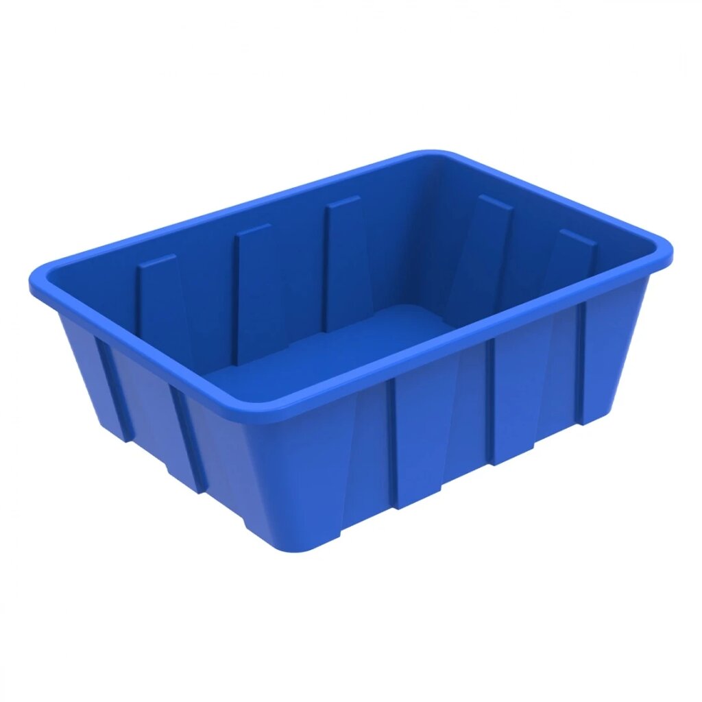 Пластиковая купель прямоугольная 1600*1110*500мм "Детская" цвет синий от компании OOO "Эко Пласт" - фото 1