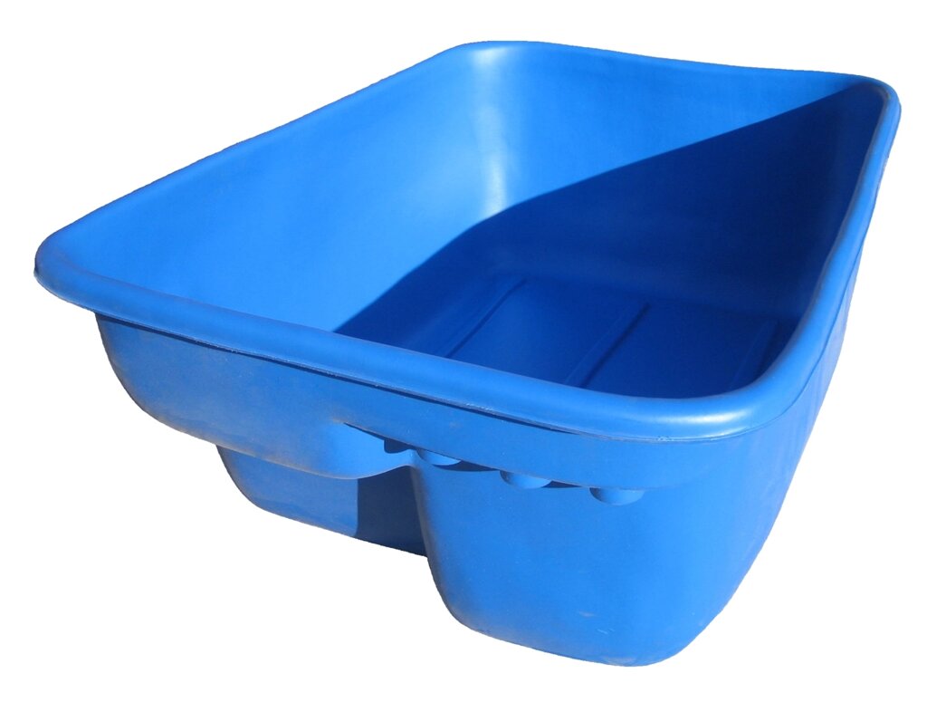 Пластиковая купель прямоугольная 2060*1340*750мм  2100 литров цвет синий от компании OOO "Эко Пласт" - фото 1