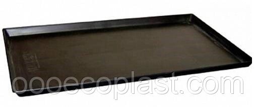 Пластиковый поддон ПЭНД 1190*750*40мм цвет черный от компании OOO "Эко Пласт" - фото 1