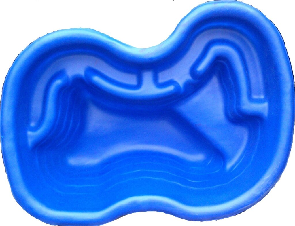 Пластиковый пруд V-110 цвет синий от компании OOO "Эко Пласт" - фото 1