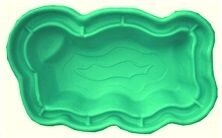 Пластиковый пруд V-1400 цвет зеленый от компании OOO "Эко Пласт" - фото 1