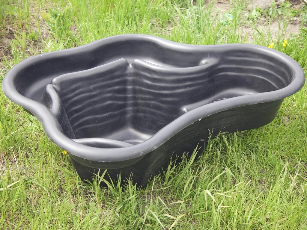 Пластиковый пруд V-150/2 цвет черный от компании OOO "Эко Пласт" - фото 1