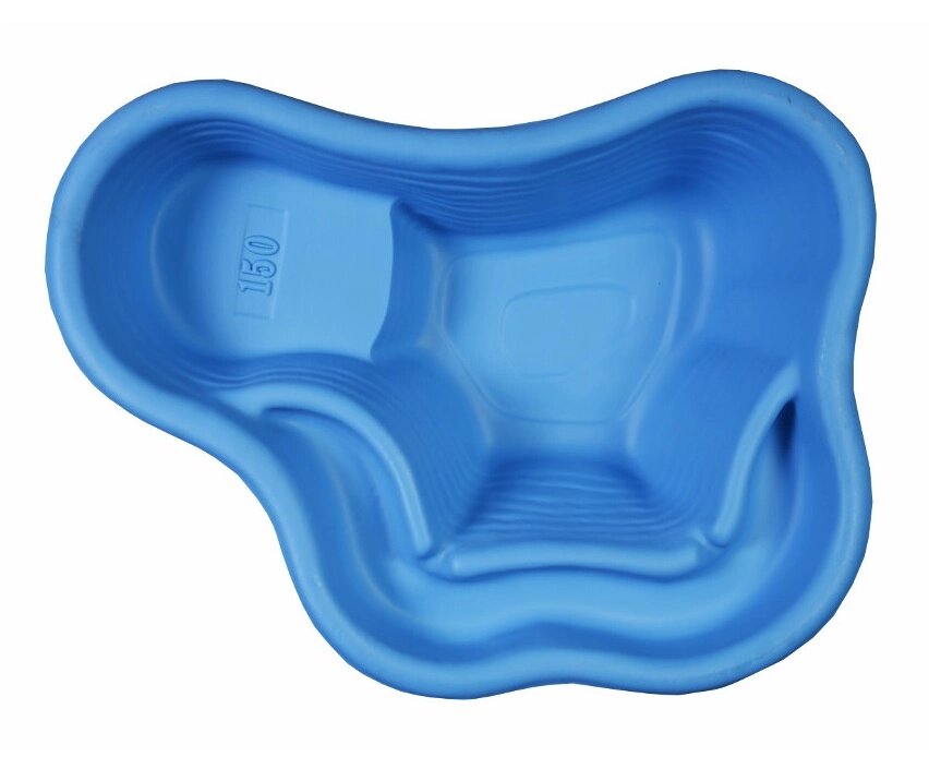 Пластиковый пруд V-150/2 цвет синий от компании OOO "Эко Пласт" - фото 1
