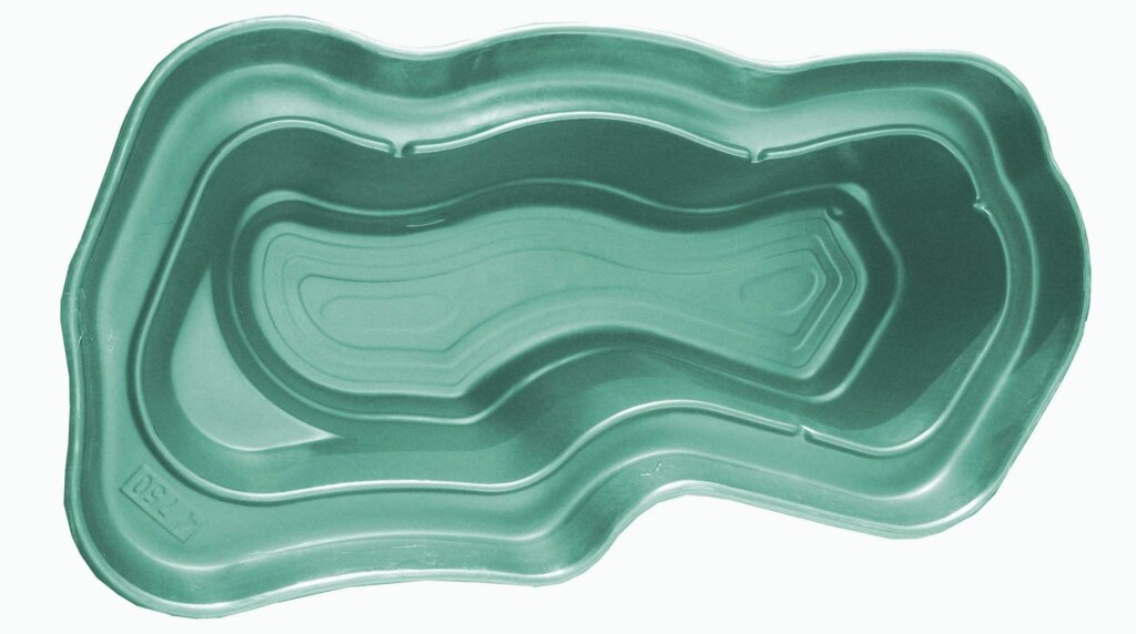 Пластиковый пруд V-3750 цвет зеленый от компании OOO "Эко Пласт" - фото 1