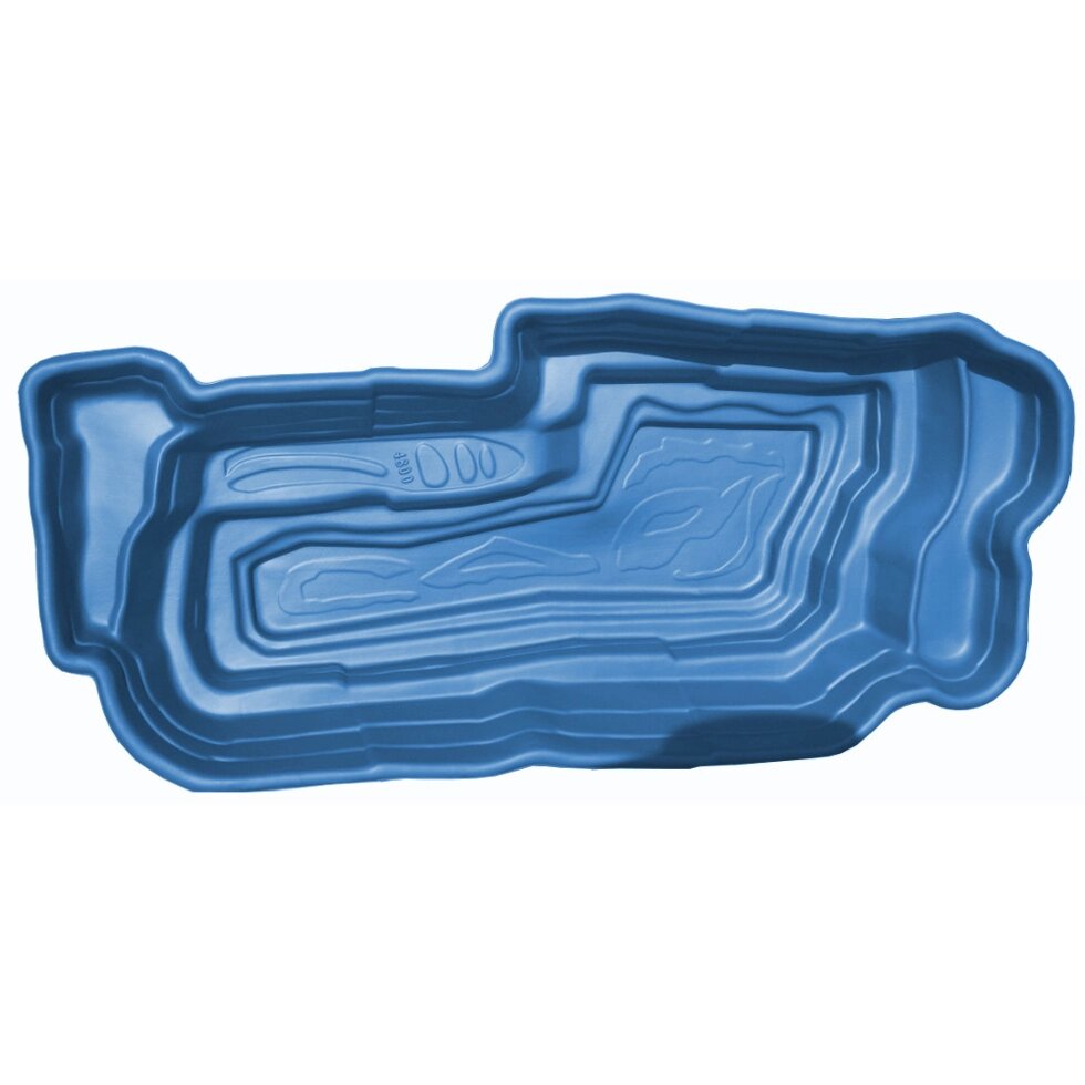 Пластиковый пруд V-4800 цвет синий от компании OOO "Эко Пласт" - фото 1