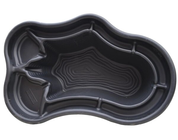 Пластиковый пруд V-600 цвет черный от компании OOO "Эко Пласт" - фото 1