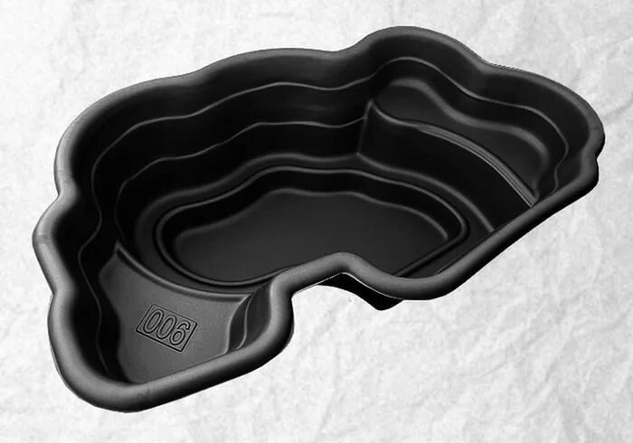 Пластиковый пруд V-900 цвет черный от компании OOO "Эко Пласт" - фото 1