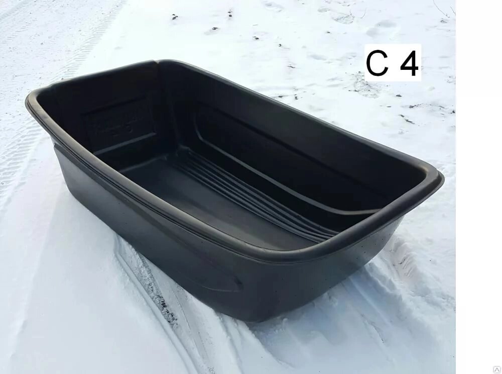 Санки пластиковые рыбацкие С-4 1100*570*300мм с люверсами (768313103 ...