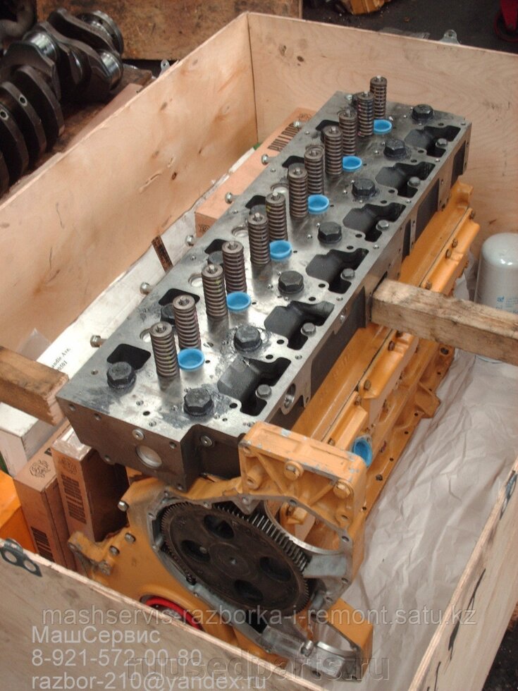 Двигатель бу для спецтехники CAT Komatsu Volvo JCB от компании ГК "МашСервис" Запчасти и Ремонт спецтехники - фото 1