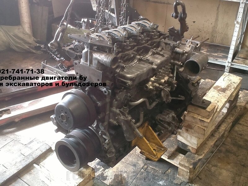 Двигатель ИСУЗУ 4НК1 ISUZU 4HK1 экскватора Hitachi и JCB от компании ГК "МашСервис" Запчасти и Ремонт спецтехники - фото 1