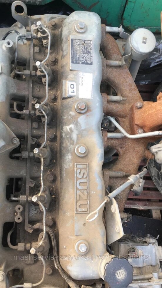 Двигатель Isuzu 6bg1 от компании ГК "МашСервис" Запчасти и Ремонт спецтехники - фото 1