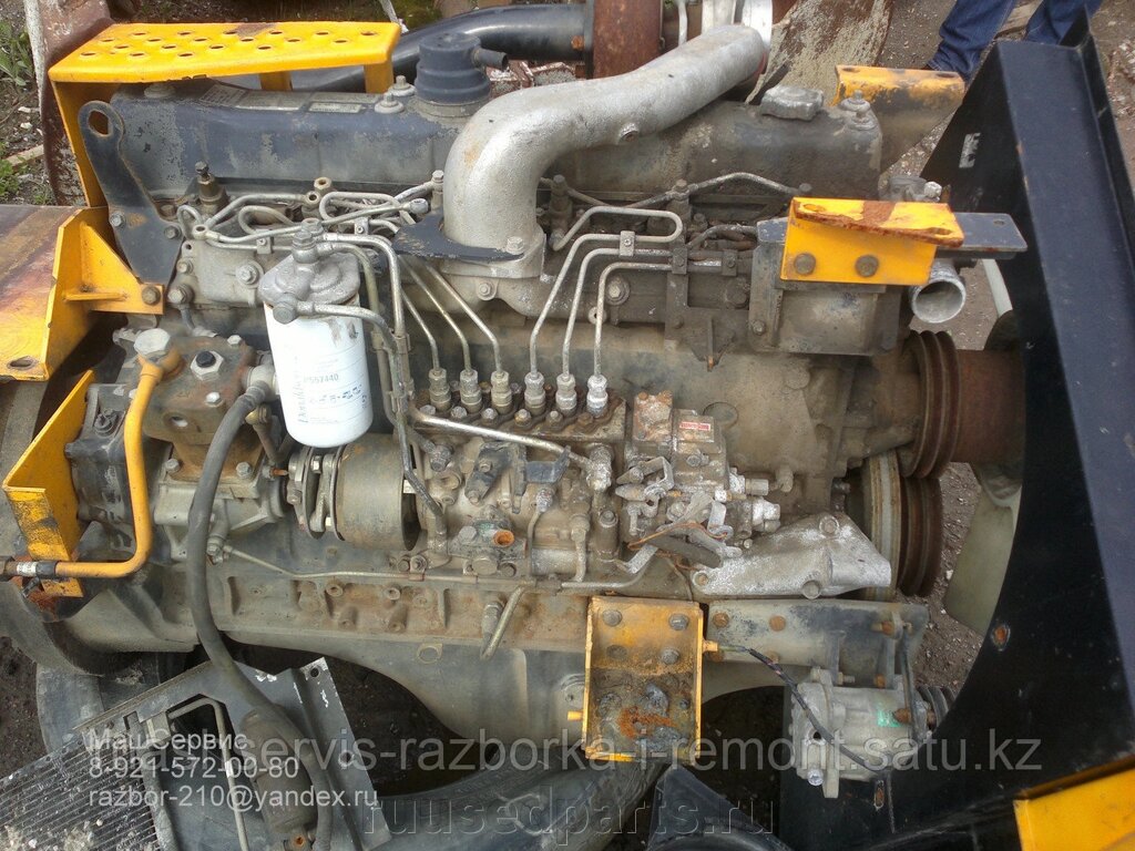 Двигатель JCB - Isuzu 6SD1T, Hitachi и Case от компании ГК "МашСервис" Запчасти и Ремонт спецтехники - фото 1