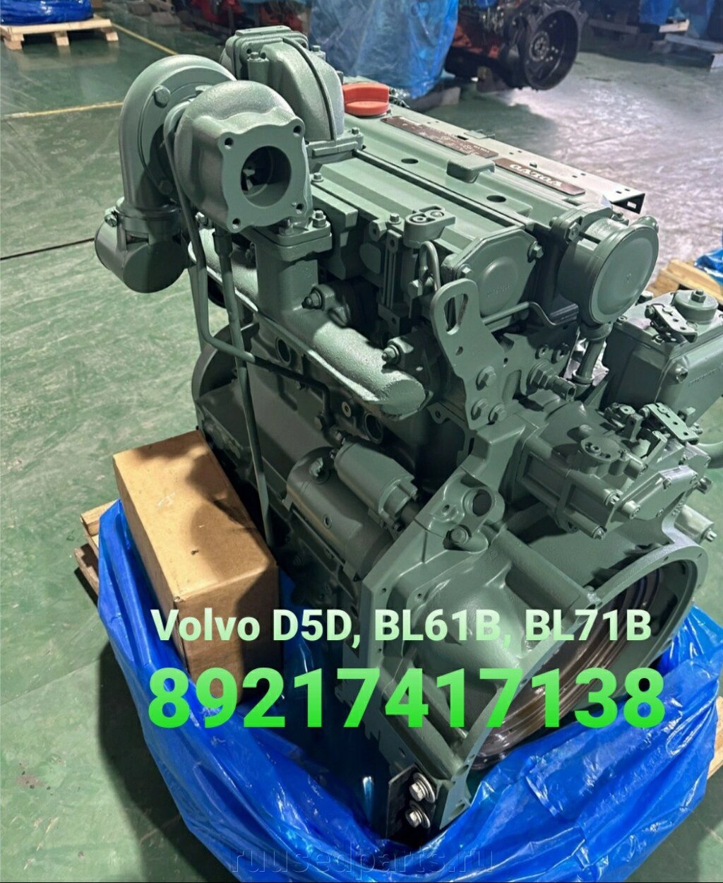 Двигатель Volvo D5D в сборе для Volvo BL61B и BL71B, Deutz BF4M2013, 20555442, 17216550, 4282828, 4282829 от компании ГК "МашСервис" Запчасти и Ремонт спецтехники - фото 1