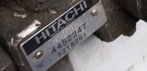 Гидравлический соленоид клапан Hitachi 9218281, 4452247