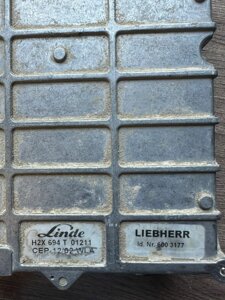 Блок управления Liebherr Linde 6003177, 5602452, 6943605027, 5802452, 10223177, 299523881, 10347913