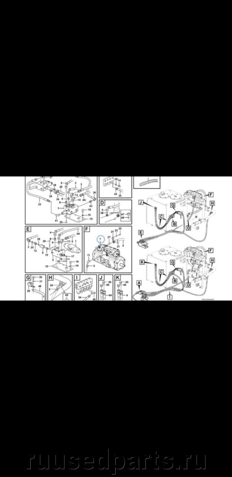 Шестеренчатый насос нш Volvo VOE14602249 Gear pump 14602249 от компании ГК "МашСервис" Запчасти и Ремонт спецтехники - фото 1